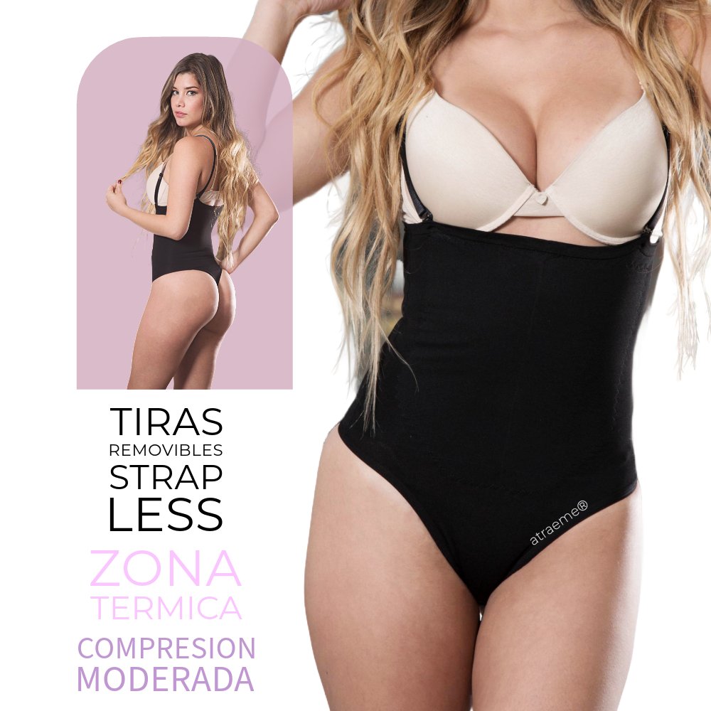 Body senos libres con LATEX Strapless y Tiras Removibles - Atraeme