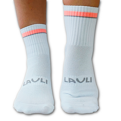 Pack x3 Medias Deportivas Caña Alta Dama Colores Surtidos Lauli