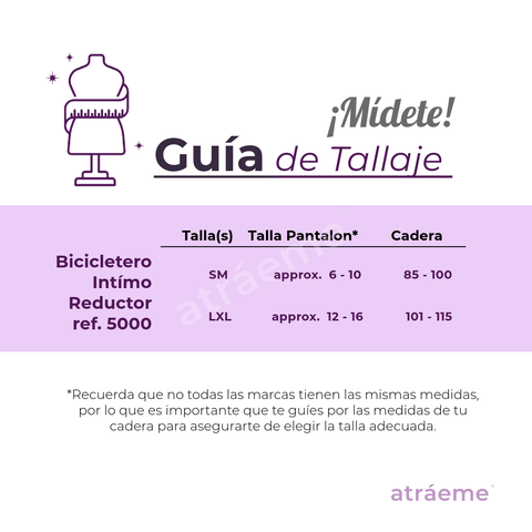 Guía de Tallas