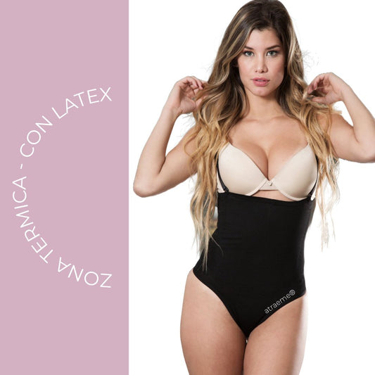 Body senos libres con LATEX Strapless y Tiras Removibles - Atraeme